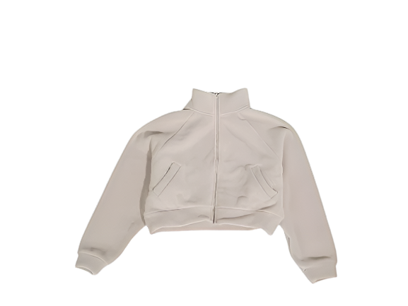 Cropped Fleece Jacket
