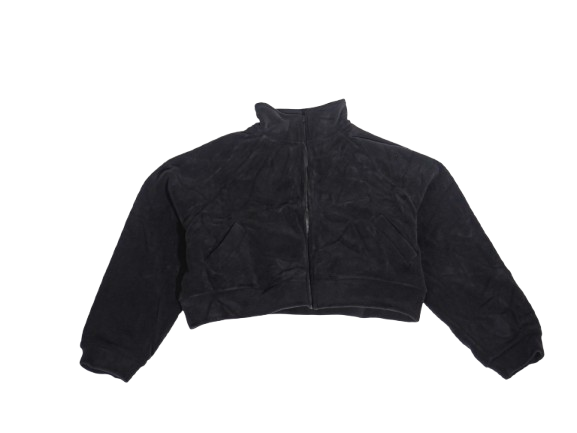 Cropped Fleece Jacket
