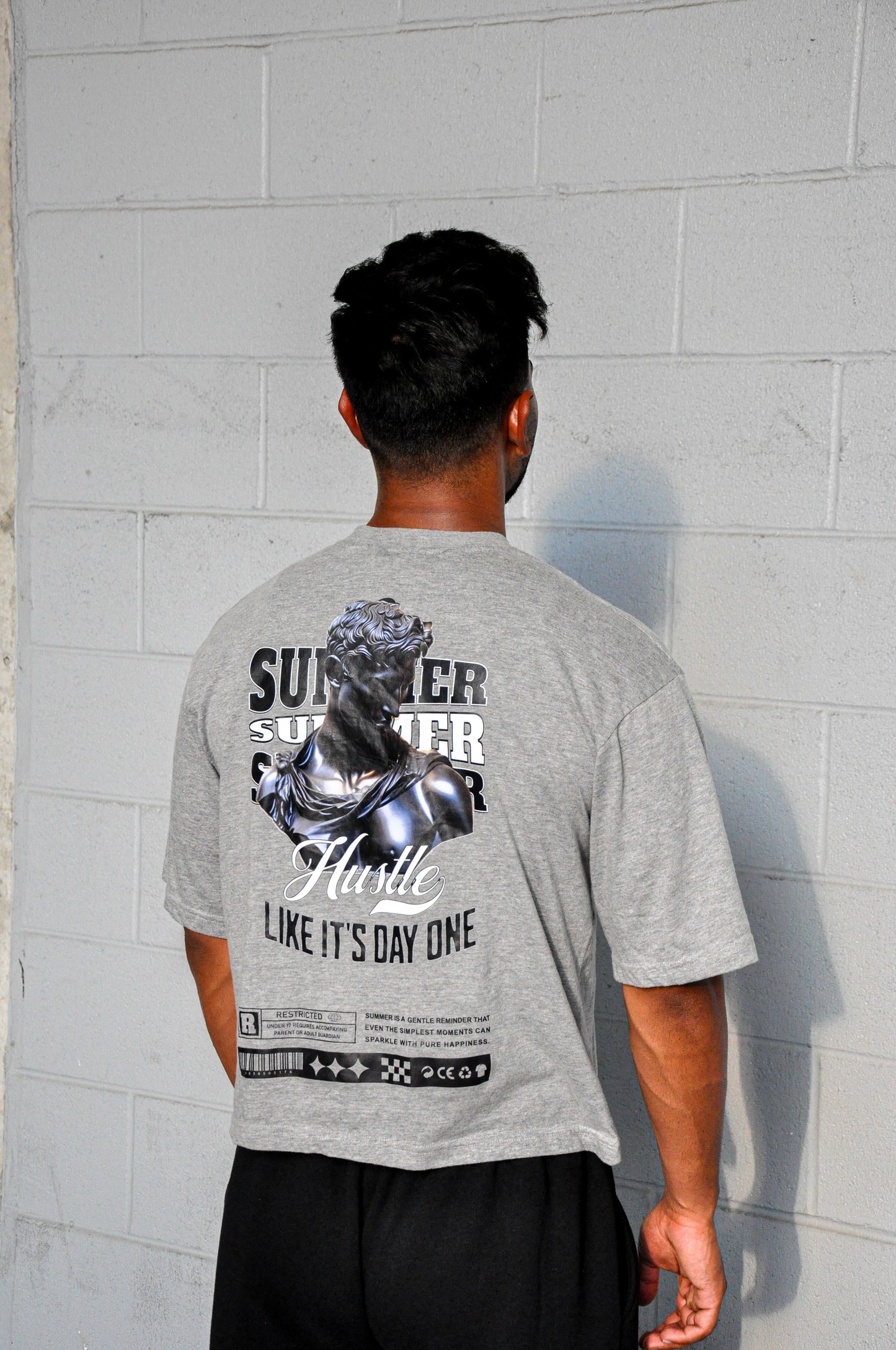 D1X Boxy Gray Tee