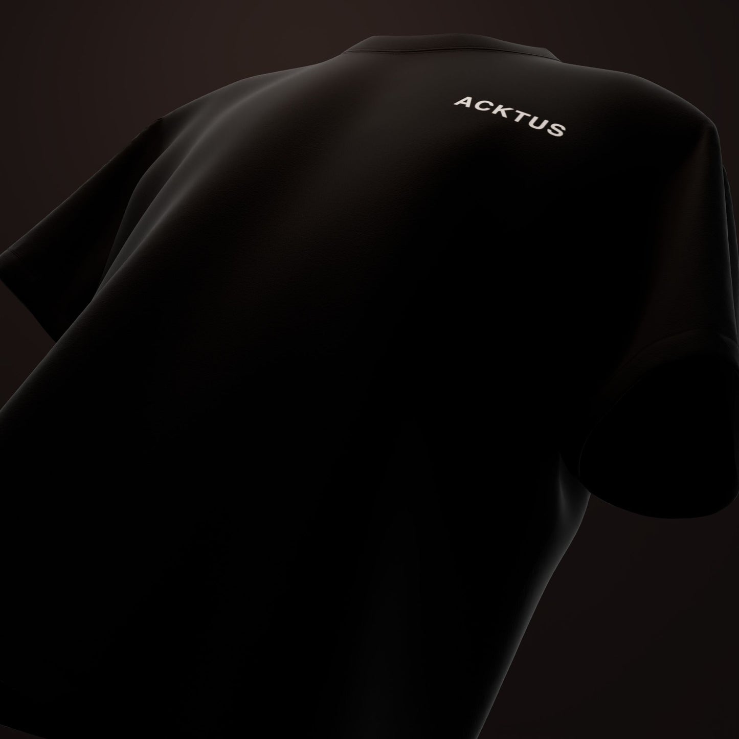 D1X Boxy Black Tee