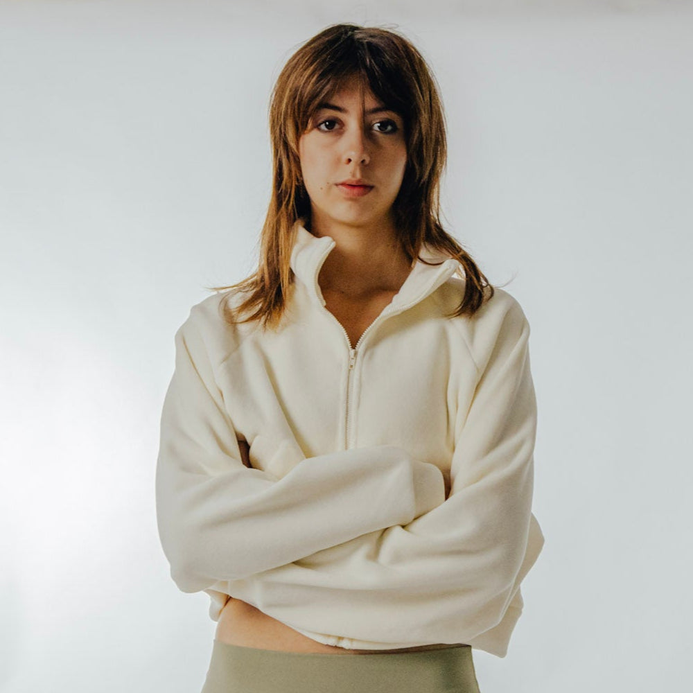 Cropped Fleece Jacket