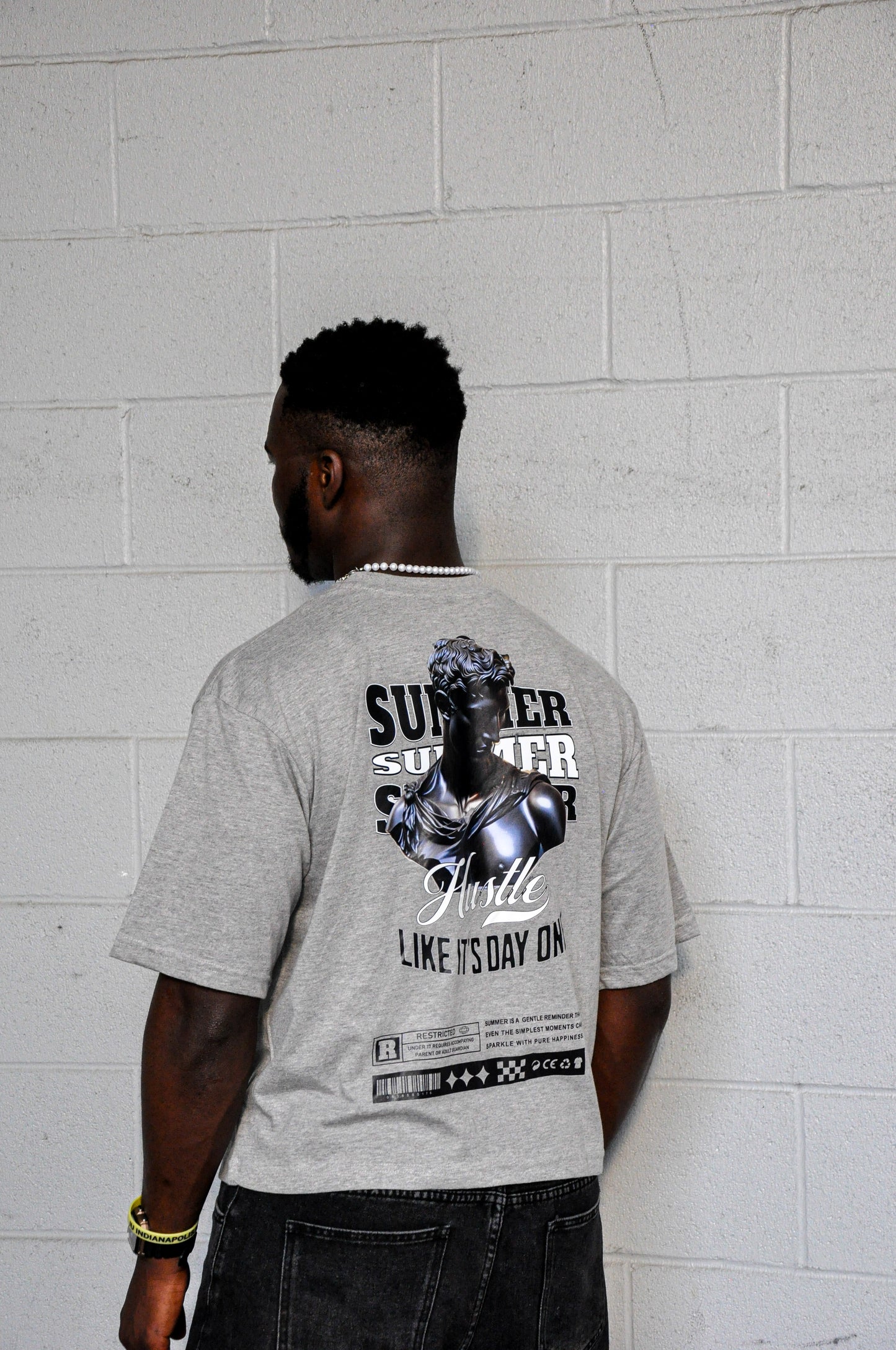 D1X Boxy Gray Tee