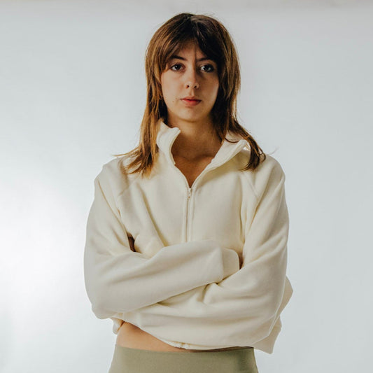 Cropped Fleece Jacket