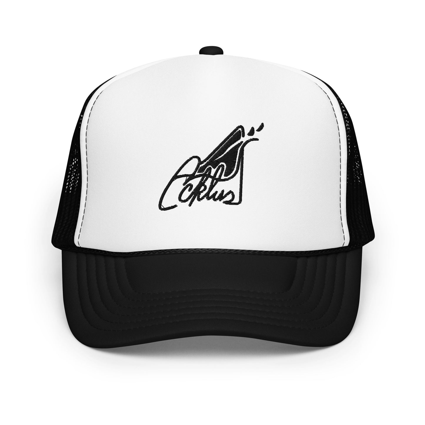 Trucker Hat White v Black